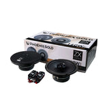Phoenix Gold ZX65CX ZX Series 6.5 Inch 2 Way Car Coaxial Speakers 80w RMS Pair - CEN