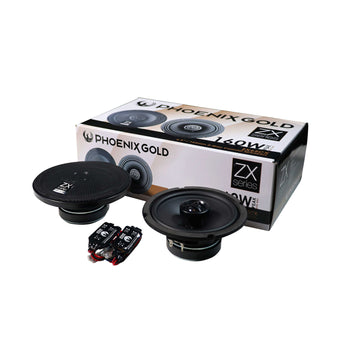 Phoenix Gold ZX65CX ZX Series 6.5 Inch 2 Way Car Coaxial Speakers 80w RMS Pair - CEN