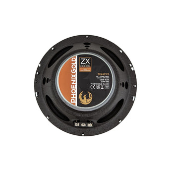 Phoenix Gold ZX65CXS 6.5 Inch 2 Way Coaxial Speakers with Grills 50w RMS Pair - CEN