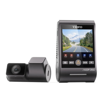 Viofo A229 Ultra 2CH Dash Cam 4K Front 4K Rear Starvis GPS WIFI HDR Dual Camera - CEN