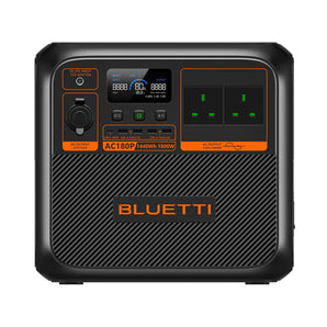 Bluetti AC180P 1440Wh 1800w Portable Battery Power Station 5 Year Warranty