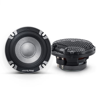 Alpine R2-S653 Speakers 6.5 Inch 16.5cm 2022 R Series Pro 3 Way Component 100w - CEN