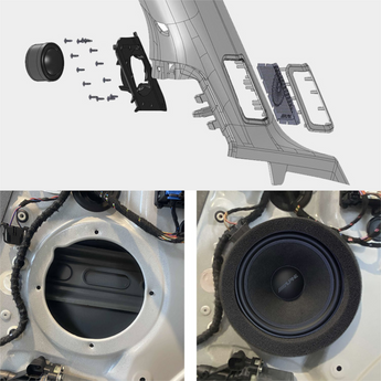 Alpine SPC-106CRA2 Plug & Play Front Component Speakers for VW Crafter & MAN TGE - CEN
