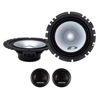 Alpine SXE-1750S Speakers 6.5 Inch 16.5cm E Type 2 Way Coaxial 45w RMS Pair - CEN