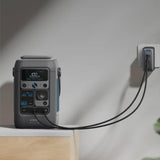 Anker SOLIX C300X DC Solar Generator Portable Battery + PS100 100w Solar Panel - CEN