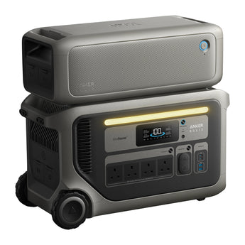 Anker SOLIX F3000 Portable Power Station & BP3000 Expansion Battery 6144Wh - CEN