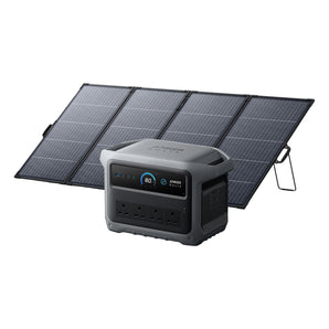 Anker SOLIX C1000 Gen 2 Battery Power Station + PS400 Bifacial Solar Panel 400w