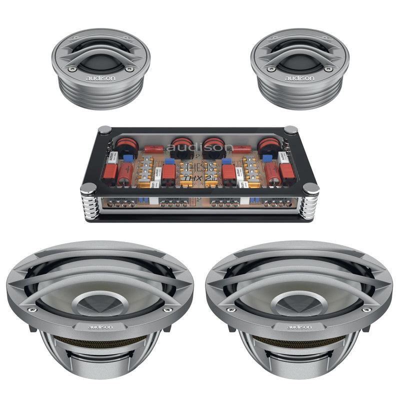 Audison Thesis TH K2 II P CORO Sax Violino 2 Way Passive Component Kit 150w RMS