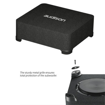 Audison Prima APBX 8 DS 8" Passive Sub Box Compact Subwoofer Enclosure 250w RMS - CEN