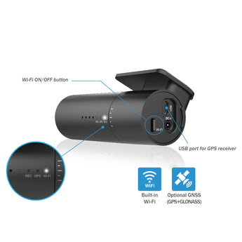 BlackVue Dash Cam DR590X-1CH 32GB Full HD 1080p Starvis Wi-Fi 1 Channel Camera - CEN