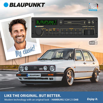 Blaupunkt Hamburg SQM 23 DAB Radio Bluetooth USB Retro Car Stereo 80s Classic - CEN