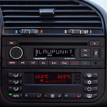 Blaupunkt Milano 200 BT Car Stereo CD Bluetooth Front USB AUX Retro OEM Look - CEN
