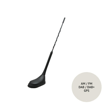Calearo AM FM & DAB+ GPS Aerial Roof Mount Short Whip Digital Antenna 7677845 - CEN