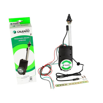 Calearo AM FM Electric Aerial Wing Mount Radio Antenna with Black Mast 7677155 - CEN