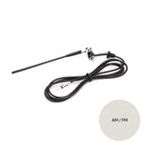 Calearo AM FM Flexible Aerial Pillar Mount Heavy Duty Machinery Antenna 7667012 - CEN