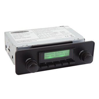 Classic Car Stereo 200 DAB Spindle Mount Radio Stereo Bluetooth Rear USB Black - CEN