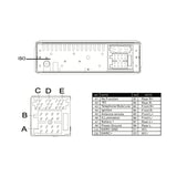 Continental TR7412UB-OR Car Stereo Radio Bluetooth USB Mechless Retro OEM Look - CEN