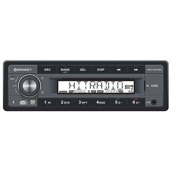 Continental TRD312UB-WH Bluetooth Car Stereo DAB Radio USB AUX Retro OEM Look - CEN