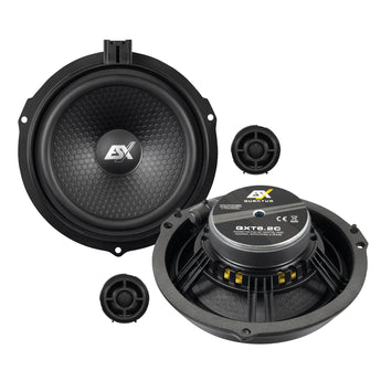 ESX QXT6.2C Component Speakers and Tweeters for Ford Transit 2014 Front Doors - CEN