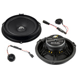 ESX QXT6.2C Component Speakers and Tweeters for Ford Transit 2014 Front Doors - CEN