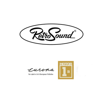 RetroSound Europa Motor 1B Radio FM AM Bluetooth Classic Car Stereo - CEN