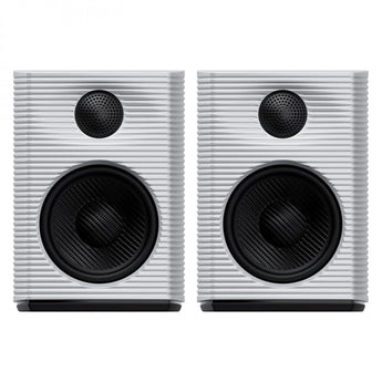 FiiO SP3 High Fidelity Active Desktop Computer Speakers White with RGB LED Lights - CEN