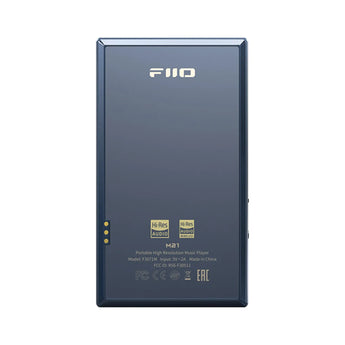 FiiO M21 DAP Portable Hi-Res Digital Audio Music Player Bluetooth 5.0 Dark Blue - CEN