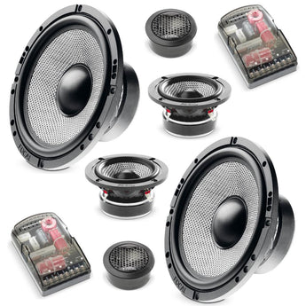 Focal 165 AS3 Access Series 3 Way 6.5" Car Door Component Speakers 80w RMS Pair - CEN