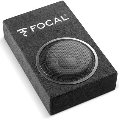 Focal PSB200 Sub Polyglass Series 8" Sealed Shallow Mount Enclosure Subwoofer