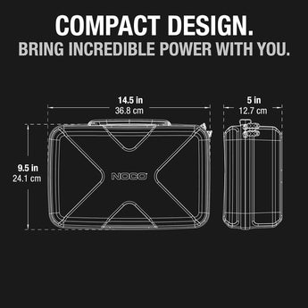 NOCO GBC104 EVA Protective Carry Case for GBX155 Boost Jump Start Chargers - CEN