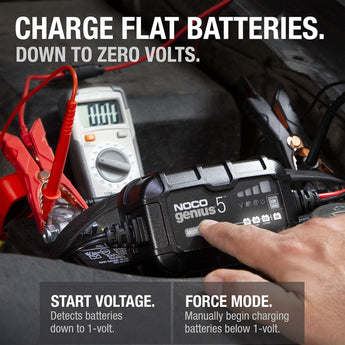 NOCO Genius5 6V/12V 5A Smart Battery Trickle Charger Maintainer Desulfator - CEN