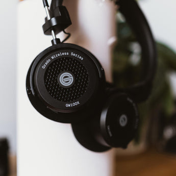 Grado GW100X Wireless Bluetooth 5.2 USB C 3.5mm AUX Open Air Stereo Headphones - CEN