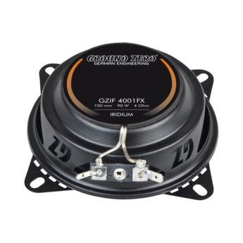 Ground Zero Iridium GZIF 4001FX 10cm 2 Way Shallow Depth Mount Speakers 50w RMS - CEN