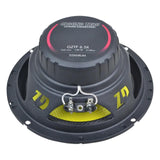 Ground Zero Titanium GZTF 6.5X 6.5 Inch 2 Way Car Van Coaxial Door Speaker 90w - CEN