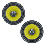 Ground Zero Titanium GZTF 6.5X 6.5 Inch 2 Way Car Van Coaxial Door Speaker 90w - CEN
