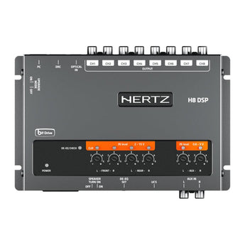 Hertz H8 DSP 8 Channel Processor 31 Band EQ Time Align + DRC HE Remote Control - CEN