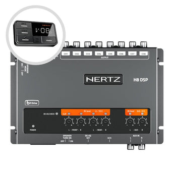 Hertz H8 DSP 8 Channel Processor 31 Band EQ Time Align + DRC HE Remote Control - CEN
