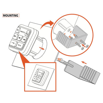 Hertz HMC U1 Marine Wired Remote Control for HMR 20 HRM 10 D and HMR 10 - CEN