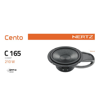Hertz Cento C 165 6.5" 17cm Car Door Component Woofer Speakers 70w RMS Pair - CEN