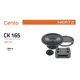 Hertz Cento CK 165 6.5 Inch 17cm 2 Way Car Door Component Speakers 95w RMS Pair - CEN
