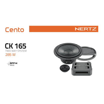 Hertz Cento CK 165 6.5 Inch 17cm 2 Way Car Door Component Speakers 95w RMS Pair - CEN