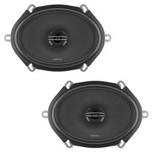 Hertz Cento CX 570 5x7 Inch 2 Way Car Door Shelf Coaxial Speakers 70w RMS Pair - CEN