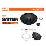 Hertz Dieci DSK 160.3 6.0" 16cm 2 Way Car Door Component Speakers 80w RMS Pair - CEN