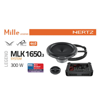 Hertz Mille Legend MLK 1650.3 6.5 Inch 16.5cm Component Speakers 150w RMS Pair - CEN