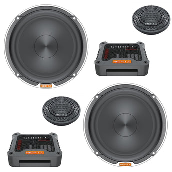 Hertz Mille Pro MPK 1650.3 6.5" 16.5cm Car 2 Way Component Speaker 125w RMS Pair - CEN