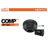 Hertz Dieci DT 24.3 1" 24mm Car Audio Neodymium Tweeters & Crossovers 80w Pair - CEN