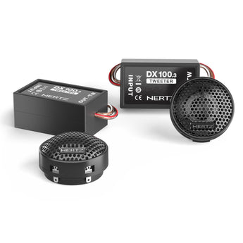Hertz Dieci DT 24.3 1" 24mm Car Audio Neodymium Tweeters & Crossovers 80w Pair - CEN