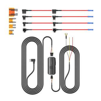 Viofo HK6 Hardwire Power Cable USB C with 8pcs Fuse Set A329S Series Dash Cam - CEN