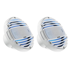 Hertz Marine HMX 6.5 LD-TW 6.5 Inch 2 Way RGB LED Coaxial Speakers 75w RMS