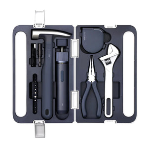 Hoto 3.6V Screwdriver Tool Set and Carry Case Spanner Hammer Plier Tape Measure - CEN